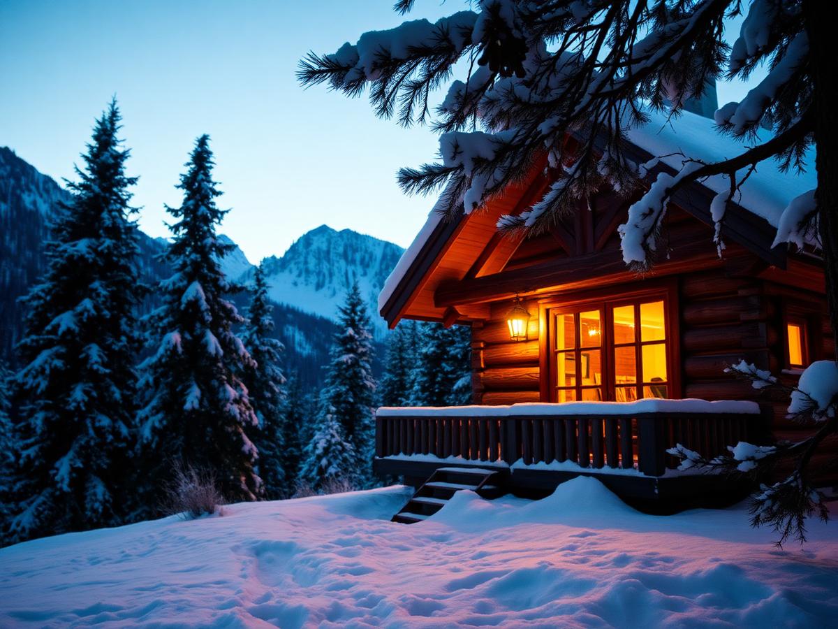 The mountain chalet